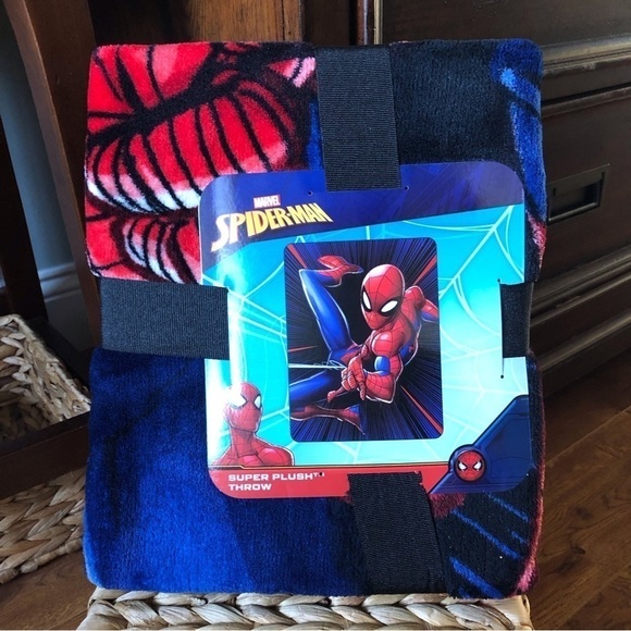 Marvel: Spider-man super plush throw blanket 46x60 - Picture 1 of 4